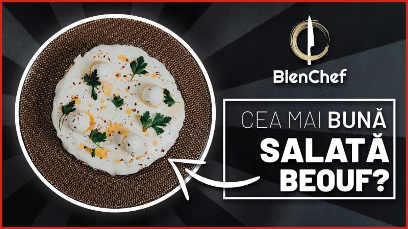 Salată de boeuf cu piept de pui, varianta romanească și gustoasă