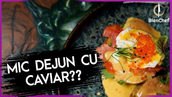 Ouă Benedict cu somon de Alaska